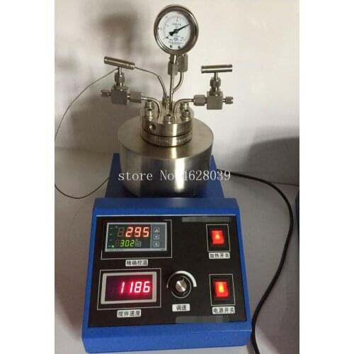 High pressure temperature Autoclave Reactor 25ml with magnetic stirrer max 400C Top Quality