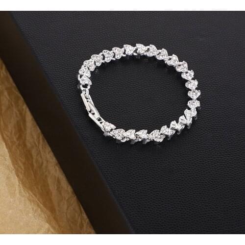 1Pcs 2021 Explosion Female Fashion Charm Roman Crystal Bracelet Natural Zircon Bracelet Bracelet Full Of Diamond Jewelry