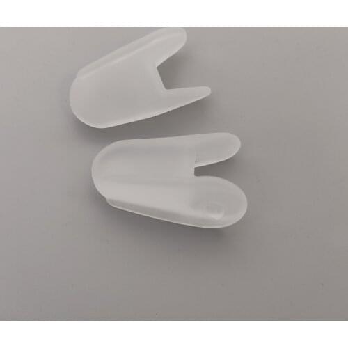 10 Pcs/5 Pairs Gel Overlapping Toe Spacer For Foot Bunion Correction Hammer Toe Orthopedic Straightener Separator Feet Care