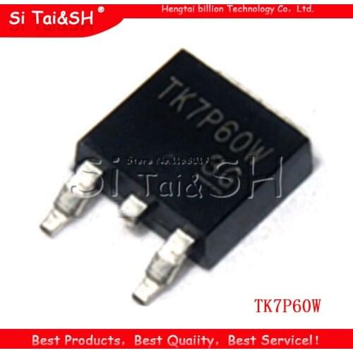 10pcs TK7P60W TO-252 TK7P60 TO252 7P60 7P60W 600V 7A TK7P60W new original