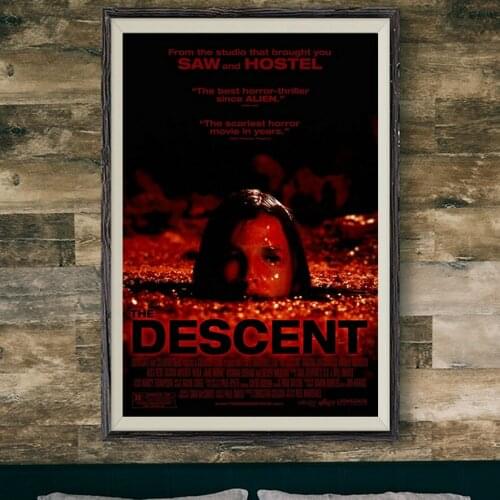 163 THE DESCENT Movie Horror Saw Hostel Wall Silk Cloth Poster Art Decoration Gift