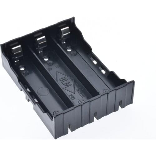 18650 Battery Holder Case DIY Lithium Battery Box Battery Holder With Pin For 3 * 18650 (3.7-11.1V)