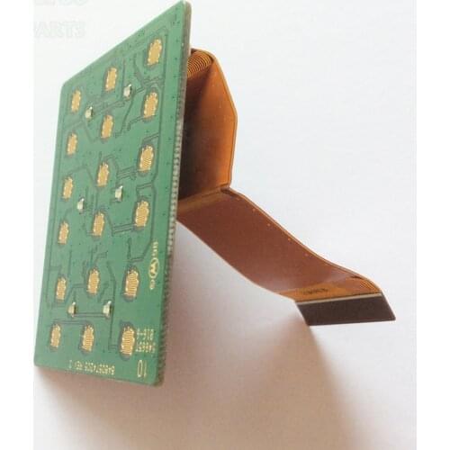 2X GP338 Keypad PCB Board With Short Flexible Cable For GP380 GP360