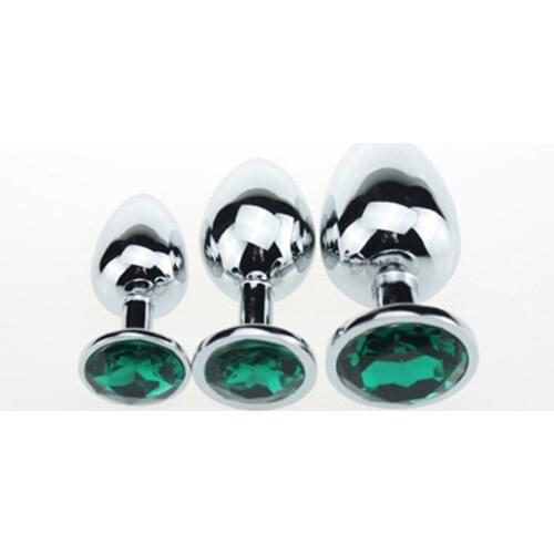 3PCS/lot Anal Trainer Metal Anal Butt Plug Love Plug Anal Stimulate Sex Toys for Women Anal Masturbation Sex Products for Adults