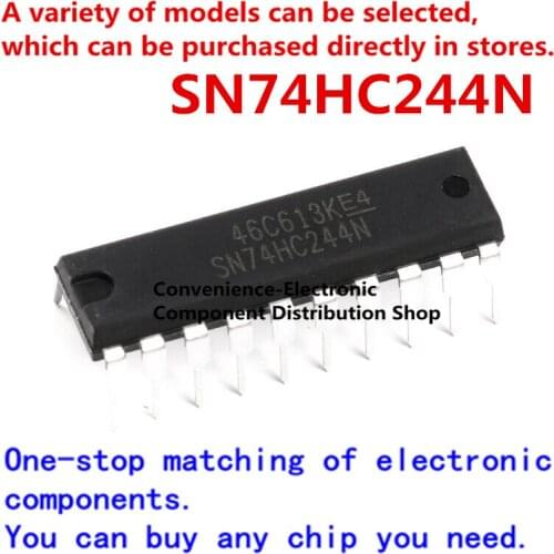 5PCS/PACK SN74HC244N 74HC244N 74HC244 Direct Insert DIP20 Octal Buffer Chip