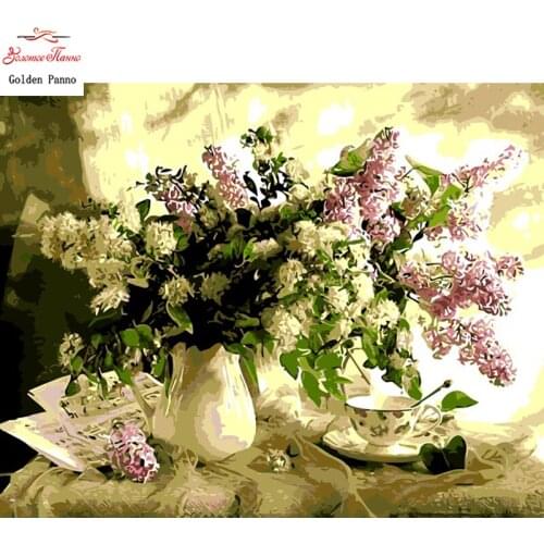 5D DIY Diamond Painting flowers scenery Diamond Embroidery Cross Stitch Rhinestone Mosaic Home decor Christmas Gift