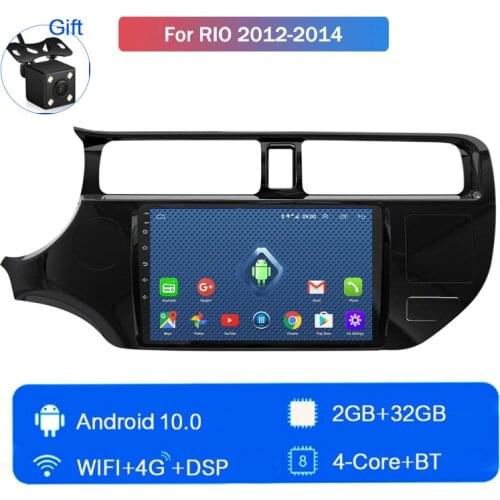 Android 10 Car GPS Navigation Radio Unit Player For Kia Rio 2012 2013 2014 2015 2016 Car Interconnected Multimedia GPS Navigator