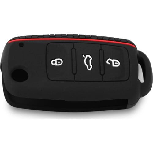 Car-Styling key cover case shell fob for VW Golf Bora Jetta POLO GOLF Passat For Skoda Octavia A5 Fabia For SEAT Ibiza Leon