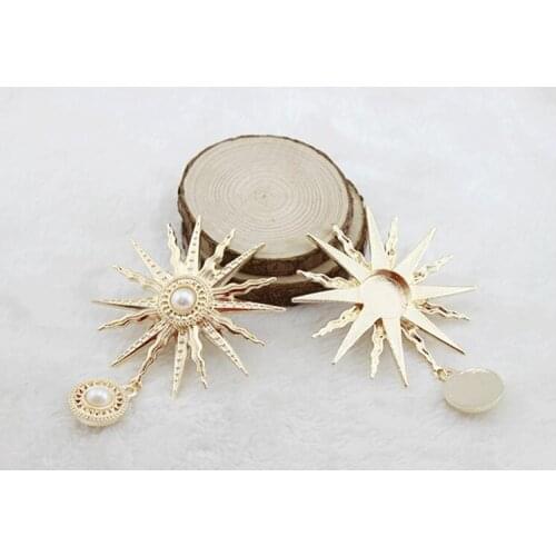 Free Shipping Wholesale 20pcs/lot 86X64mm' Rhinestone Flatback Button crown Button For Wedding Invitation MUGE101