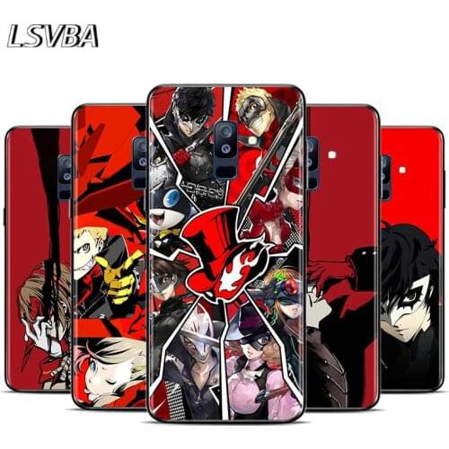 P5 P Persona 5 For Samsung Galaxy A9 A8S A8 A7 A6S A6 A5 A3 A750 Plus 2018 2017 2016 Star Phone Case