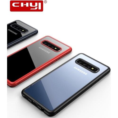 CHYI Transparent Silicone Anti-knock Cover Ultra-thin Fashion Phone Case For Sumsang S10 Sumsang Galaxy S10 Lite