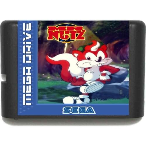 Mr. Nutz 2 16 bit MD Game Card For Sega Mega Drive For Genesis
