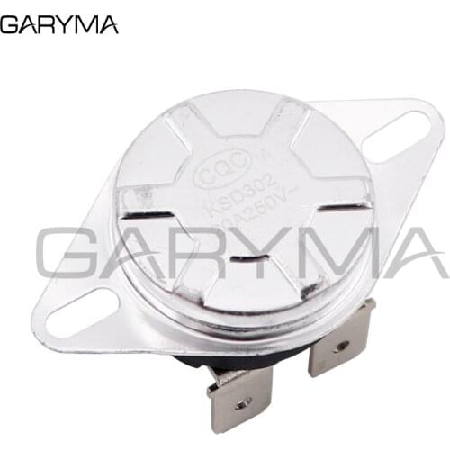 KSD302X 20A 250V 75 85 92 93 95 Celsius Degree 4 Feet Circular Head Manual Reset Bipolar Thermostat Temperature Switch