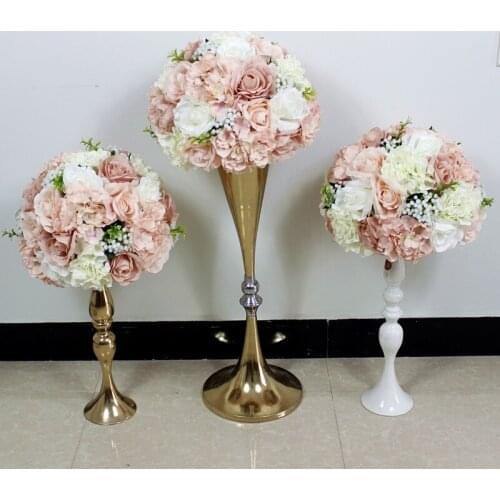 Best style wedding table flower ball artificial arch flower wall 10pcs/lot wedding table centerpiece flore arrangement