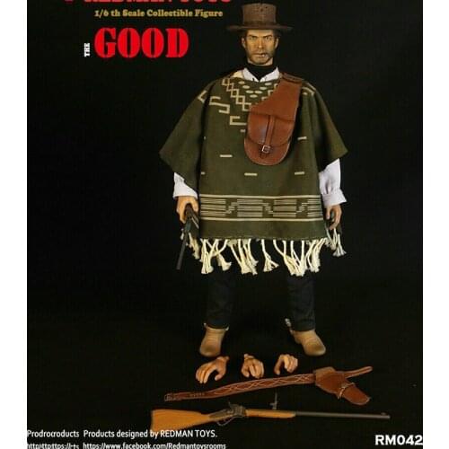 NEW In Stock West Cowboy REDMAN TOYS 1/6 Scale RM042 The Good The Cowboy Action Figure Collectible Dolls For Collection
