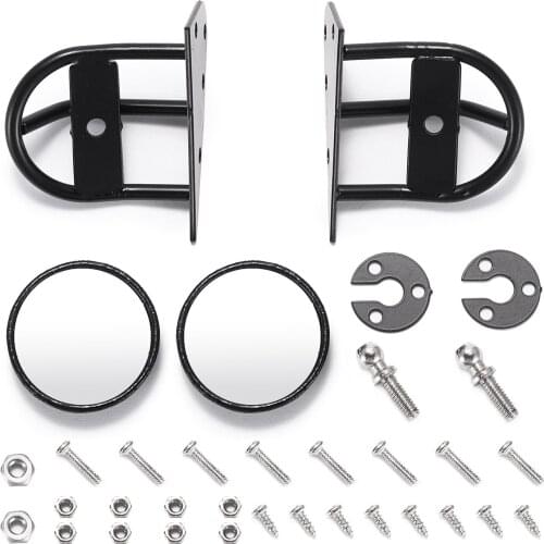 Movable Metal Rearview Mirror for 1:10 AXIAL Trx-4 RC Car Modification Parts