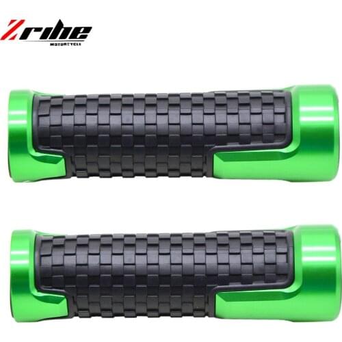 7/8'' 22MM Motorcycle CNC handle grips handlebar ends For KAWASAKI Z650 2017 2018 Motorcycle Handle grip ends Handlebar Grips