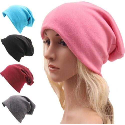 2017 knitted hats Korean street style relaxed Hat men and women Thin section turtleneck cap turban hats jxj-074