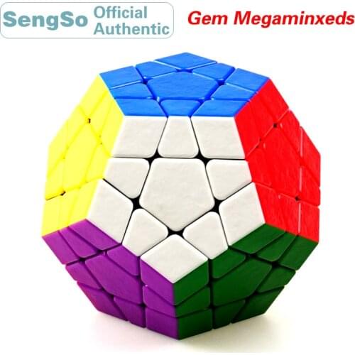 ShengShou Gem 3x3x3 Megaminxeds Magic Cube SengSo 3x3 Dodecahedron Speed Puzzle Antistress Educational Toys For Children