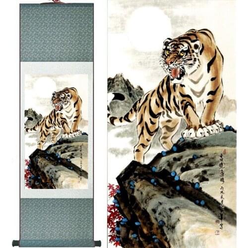 Tiger painting Chinese Art Painting Home Office Decoration painting