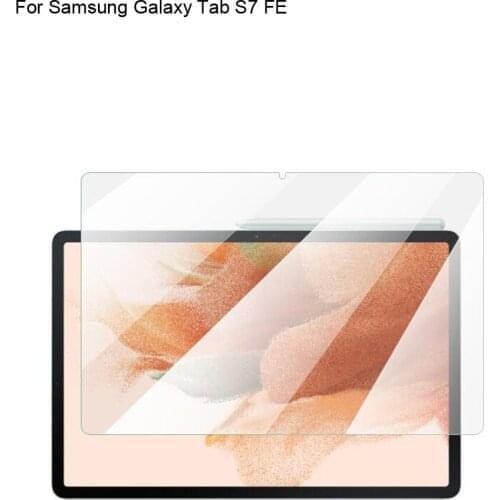 1PC For Samsung Galaxy Tab S7 FE Glass Tempered Cover Tempered Glass Film S 7 FE Protection Screen Protector Protective Film