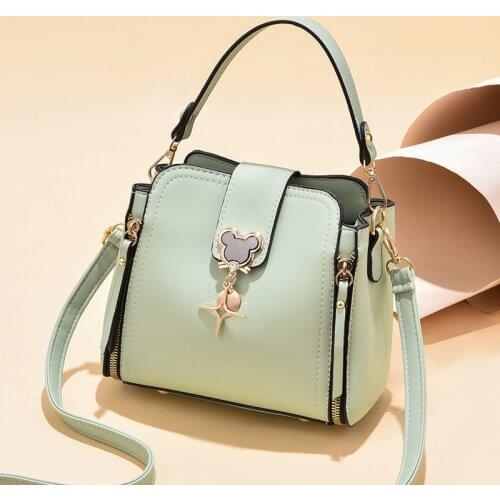 Disney cartoon mickey mouse lady shopping bag bucket bag casual fashion handbag shoulder messenger bag