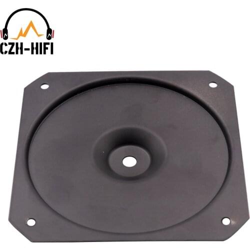 1PC 130x130mm Metal Iron Plate Dish for Mounting Vintage Audio Amplifier Transformer Triode Round Base DIY