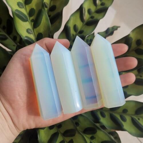 1pcs Beautiful opal pillars natural energy pillars