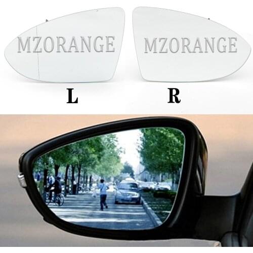 1pc Left Right Rearview Mirror Glass Lens For VW Golf7 Mk7 2012-2017 Accessories Replacement Car Heated Mirror Glass