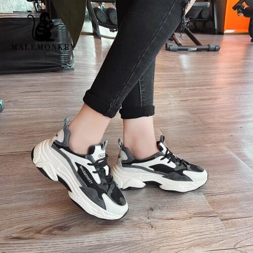 2020 Fashion Sneakers Women White 2020 Running Platform Shoes Tennis Outdoor Sports Shoes Causal Female Chunky Sneakers 033208