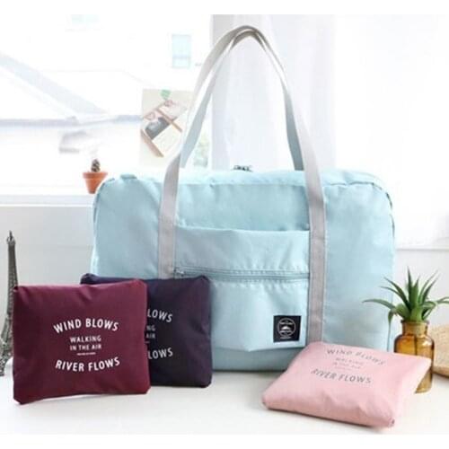 Large Capacity Handbag Tote Foldable Storage Bag Large Duffel Travel Luggage Bag Waterproof Travel Storage Pouch Shoulder Bag
