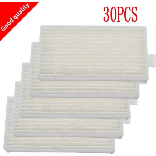 30pcs Vacuum Cleaner Filter HEPA Filters for CHUWI V3 iLife X5 V5 V3+ V5PRO for ECOVACS CR130 cr120 CEN540 CEN250 Cleaner Parts