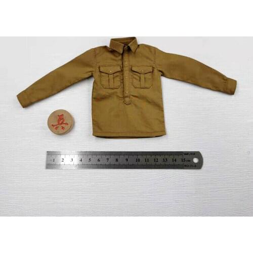GM645 1/6 Scale Soldier Brown Shirt Model for 12" Action Figure Doll