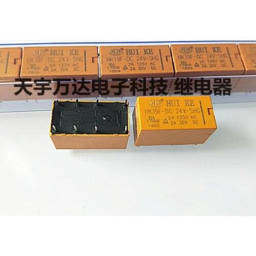 HK19F-DC24V-SHG 8PIN Relay 2A 24VDC 24V