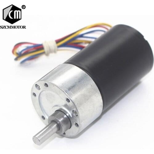 37mm Diameter Gearbox Powerful Micro Long Life High torque DC24V Brushless Gear Motor Silent PWM Adjustable Speed JGB37-3650