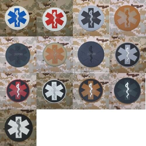 DEVGRU Medical Rescue Tactical Morale Military Red Cross 3D PVC Patch