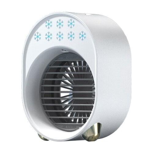 Mini Air Cooler Desktop Small Air Conditioner Home Dormitory Outdoor Fan Movable Air Cooler Desktop Office Air Conditioning Fan