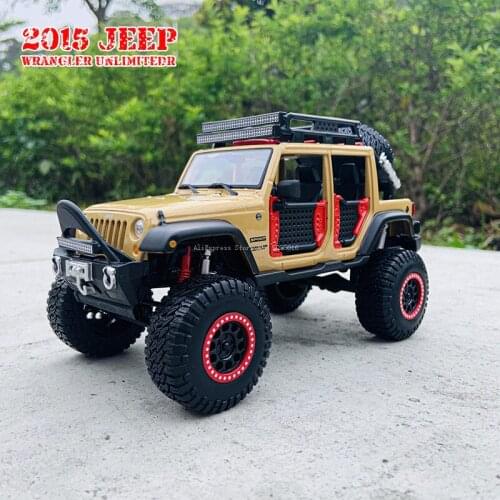 Maisto 1:24 2015 Jeep Wrangler Unlimitedr manufacturer authorized simulation alloy car model crafts decoration collection toy