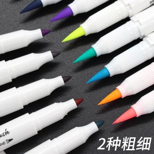 Zebra WFT8 MILDLINER Soft Brush Pen+ Hard Tip Highlighter Double Tip Japan Pastel Colors Marker Pens
