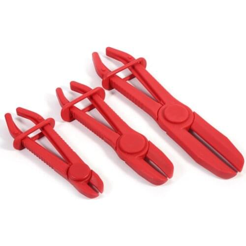 3 Pack Hose Clamp Pliers Brake Fuel Water Line Clamp Plier Hose Pinch Off Pliers Set Hands Tool multitool