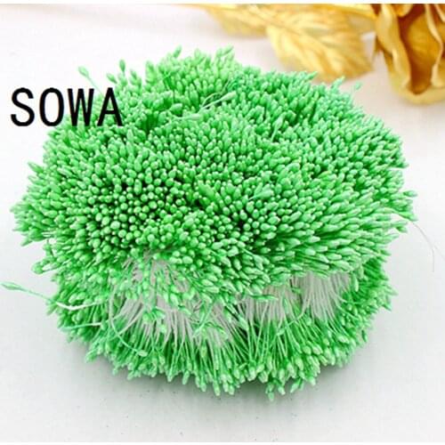 Size 1mm Pearl Flower Stamen Green Color Pistil Cake Decoration Craft DIY Wedding Decoration(4500pcs/Lot)