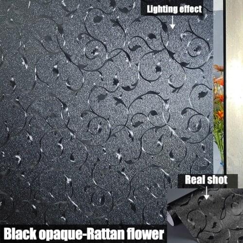 Self-Adhesive Black Shading Sticker Opaque And Opaque Window Glass Film Bedroom Heat Insulation And Sunscreen Window Paper