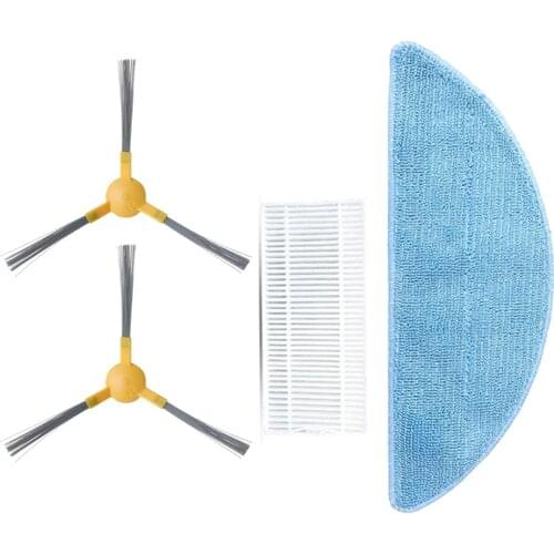 Cleaning Filter Brush Vacuum Cleaner Spare Part Replace For NEATSVOR V392 Filters Replacement Side Brushes Rags Mop Cloths Pads