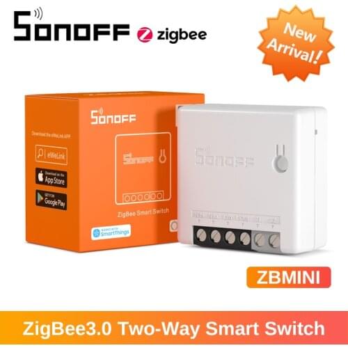 SONOFF ZBMINI Zigbee 3.0 Two Way Smart Switch Remote Control Timer Switch Smart Home via SmartThings Alexa Google Home e-WeLink