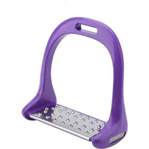 Horse Riding Stirrup Stainless Steel Non-Slip Pad Equestrian Aluminum Saddle With Painting High-Grade Aluminum Stirrup