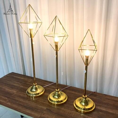 European style light luxury crystal candle holder wrought iron ornaments metal crafts living room ornaments romantic candlelight