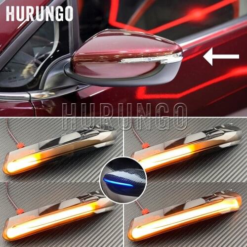 LED Flowing Water Blinker Side Rear-view Mirror Dynamic Turn Signal Light For Kia Forte K3 Cerato YD 2014-2018