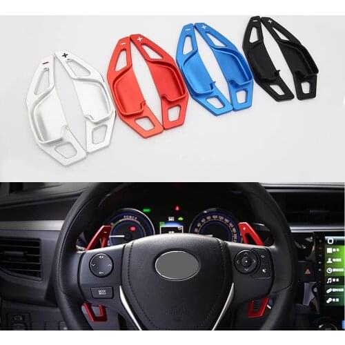 2pcs Car Accessories Steering Wheel Shift Paddle Extend Direct Paddle Extension For Benz Smart 451 453 For two 09-17 four 15-20