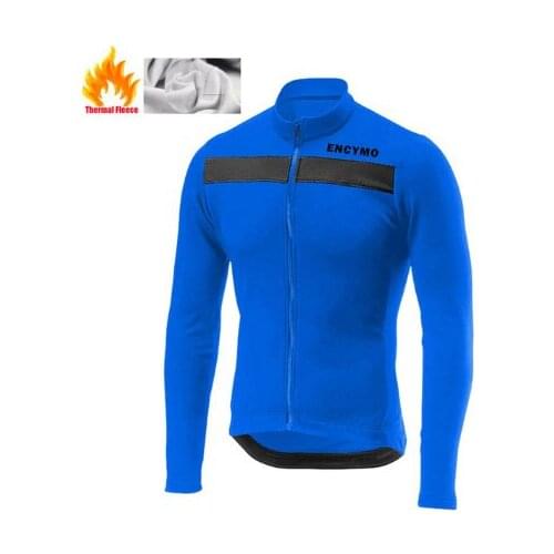 Winter Fleece Cycling Jersey Set Mountian Bicycle Clothes Wear Ropa Ciclismo Racing Bike Clothing Cycling Set ENCYMO
