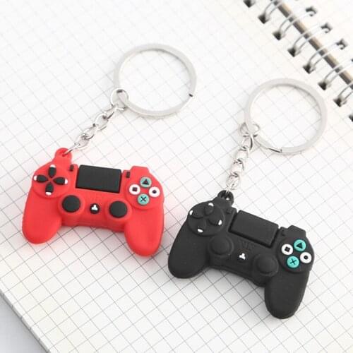 1PCS Game Controller Keychains Cute Cartoon Keychains Children Kids Backpack Bag Hanging Keyring Joystick Controller Key Chains